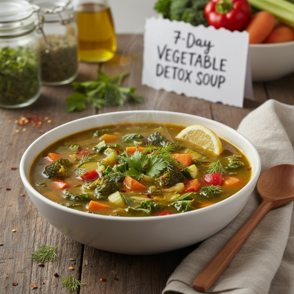 7-Day Vegetable Detox Soup recipe