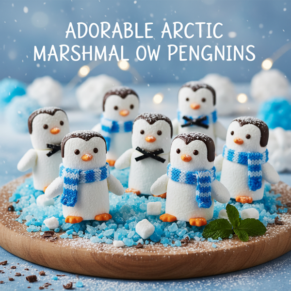 Adorable Arctic Marshmallow Penguins recipe