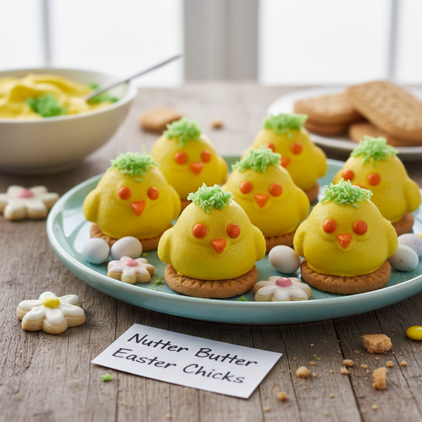 Adorable Nutter Butter Easter Chicks recipe