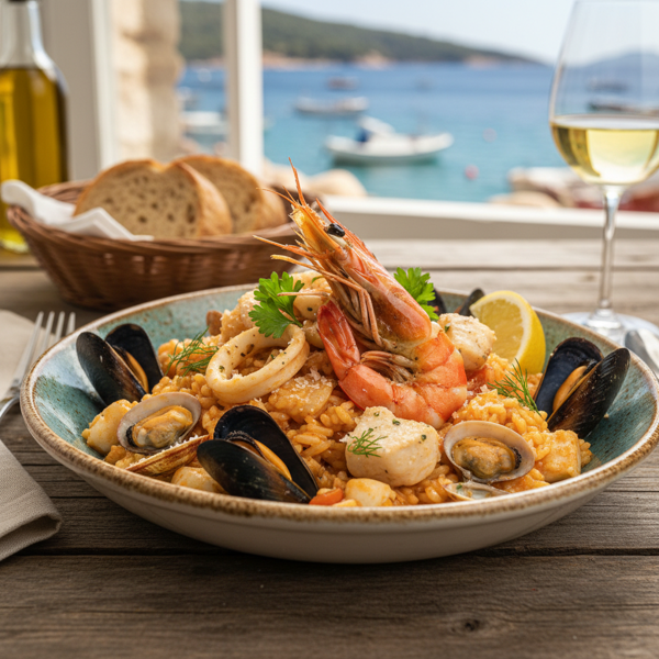 Adriatic Fisherman’s Risotto with Seafood Medley recipe