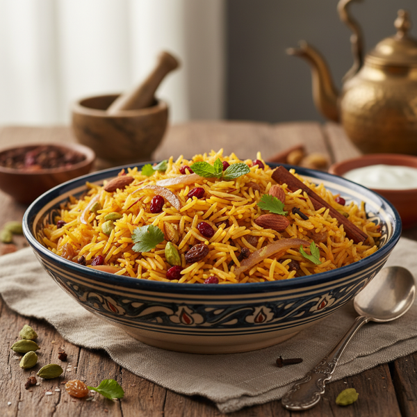 Afghan Spiced Basmati Rice recipe
