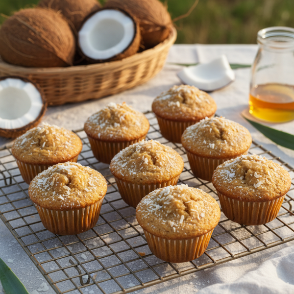 Agave Coconut Bliss Muffins recipe