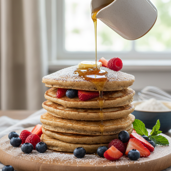 Airy Buckwheat Bliss Pancakes recipe