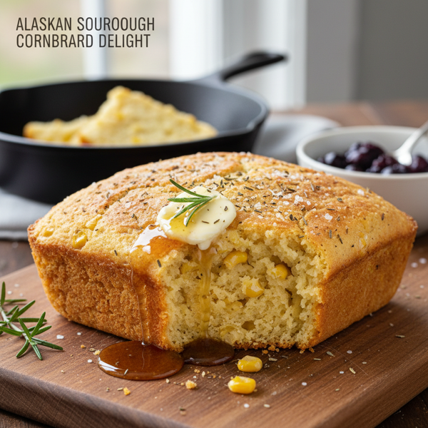 Alaskan Sourdough Cornbread Delight recipe