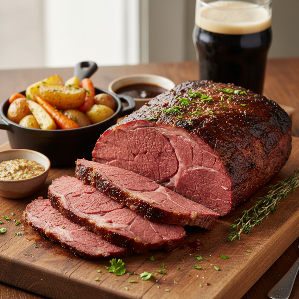 Ale-Infused Corned Beef Brisket recipe
