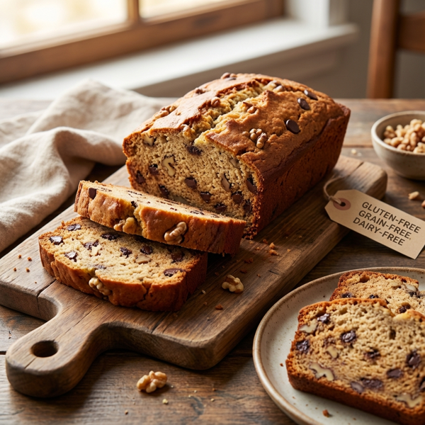 Allergy-Friendly Paleo Banana Bread recipe