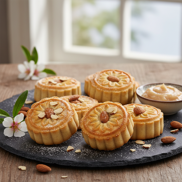 Almond-Infused Mooncake Cookies recipe