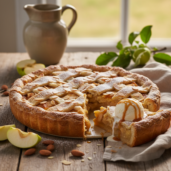 Almond Apple Delight Pie recipe