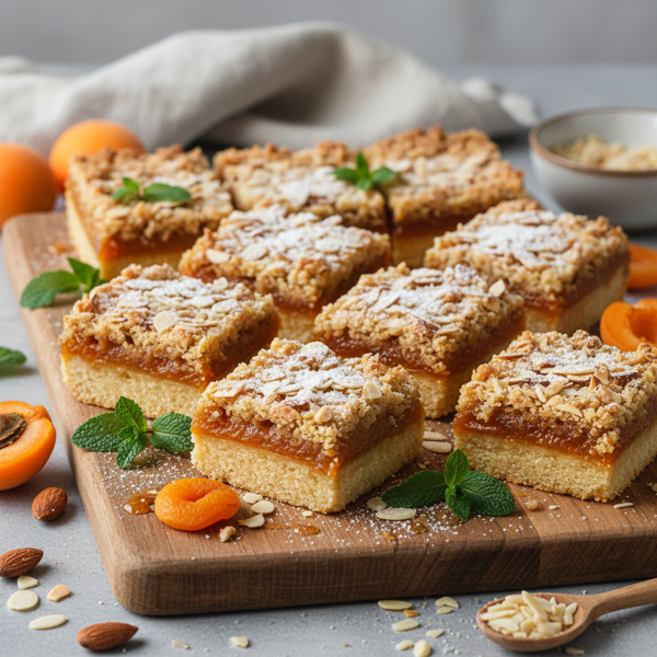 Almond Apricot Layered Bars recipe