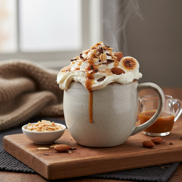 Almond Bliss Hot Chocolate Delight recipe