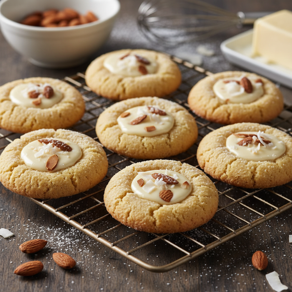 Almond Bliss Thumbprint Cookies recipe