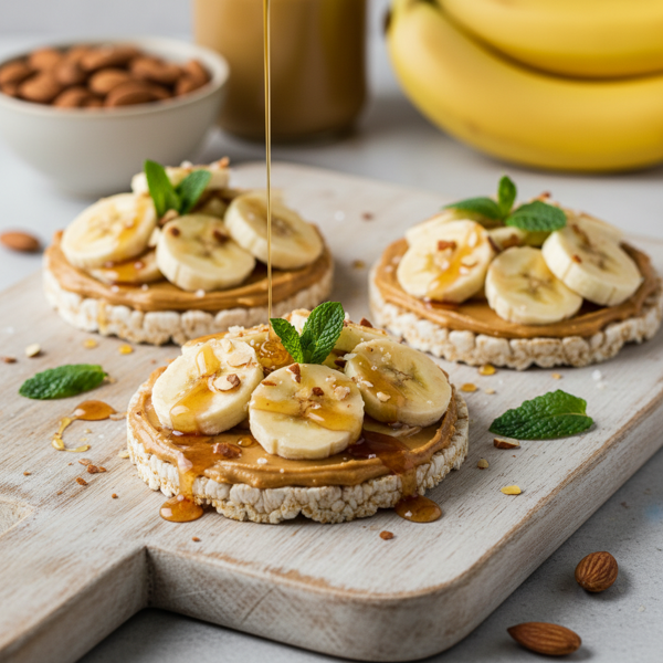 Almond Butter Banana Delight on Rice Cake recipe