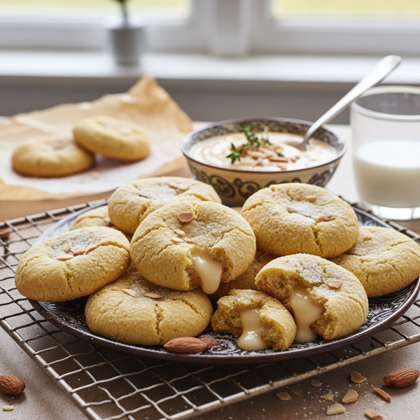 Almond Cream Melting Cookies recipe
