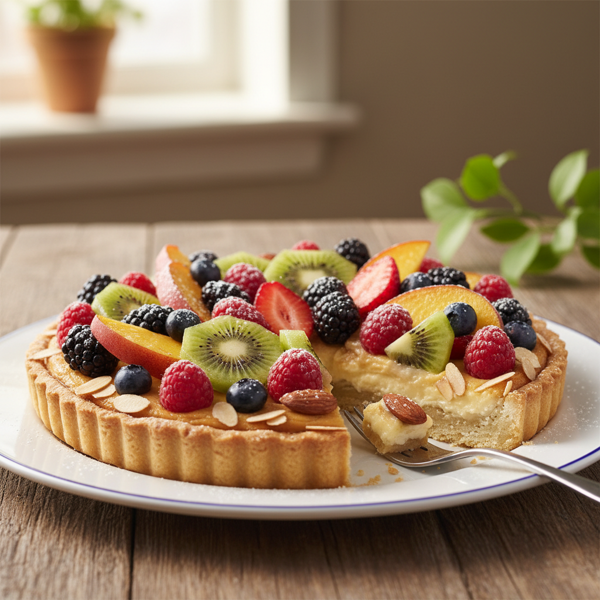 Almond Delight Fruit Tart recipe