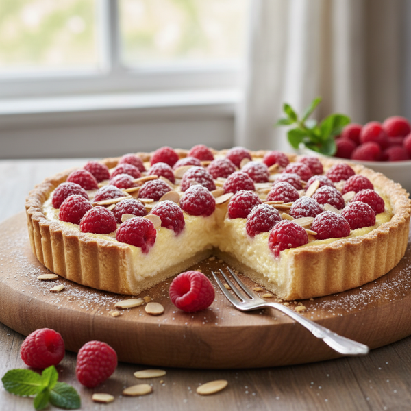 Almond & Raspberry Delight Tart recipe