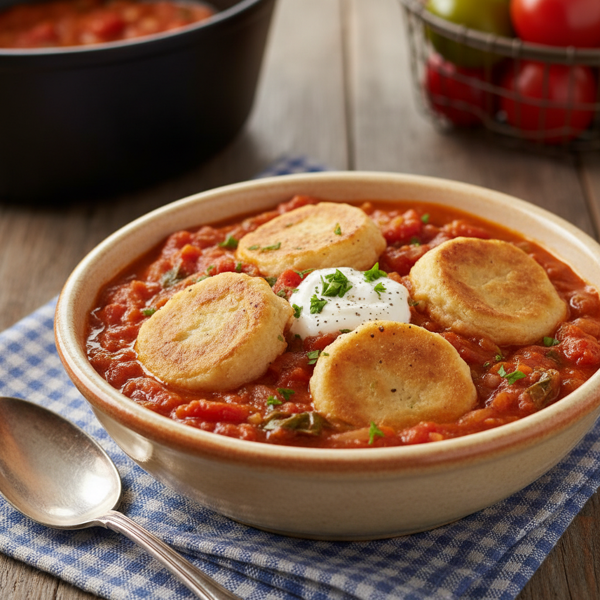 Amish-Style Tomato Dumplings Delight recipe
