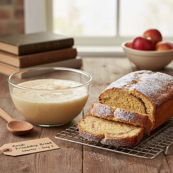Amish Friendship Bread Starter & Loaf recipe