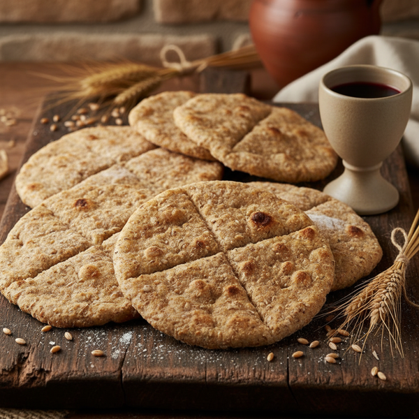 Ancient Whole Wheat Communion Flatbread recipe