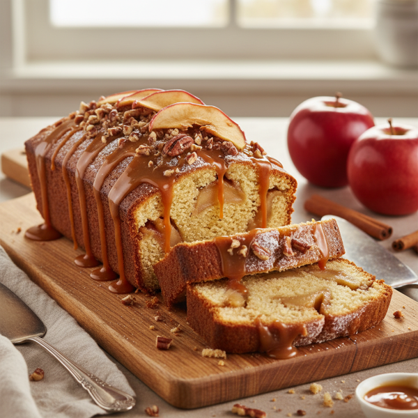 Apple Caramel Pound Cake recipe