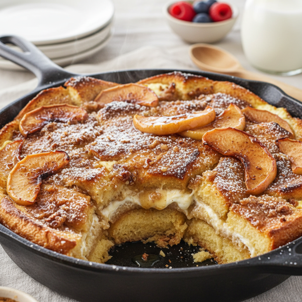 Apple Cinnamon Overnight French Toast Bake recipe