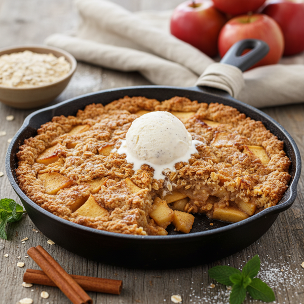 Apple Oatmeal Cookie Crisp Delight recipe