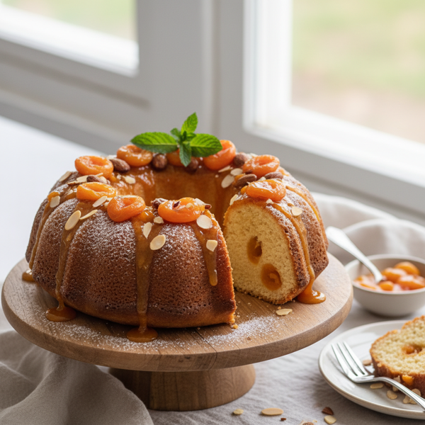 Apricot Almond Delight Bundt Cake recipe