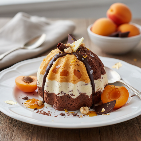 Apricot Chocolate Delight Spumoni recipe