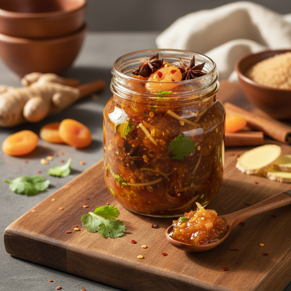 Apricot Ginger Delight Chutney recipe