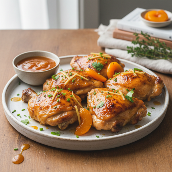 Apricot Ginger Glazed Chicken recipe