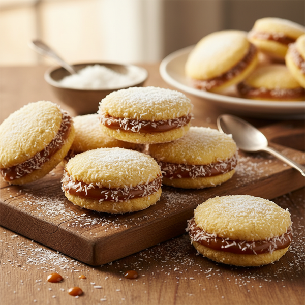 Argentinian Coconut Sandwich Cookies (Alfajores de Maizena) recipe