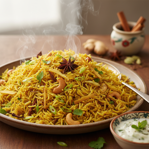 Aromatic Ginger-Spiced Basmati Rice recipe