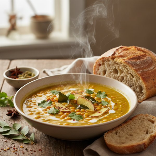 Aromatic Golden Split Pea Delight recipe