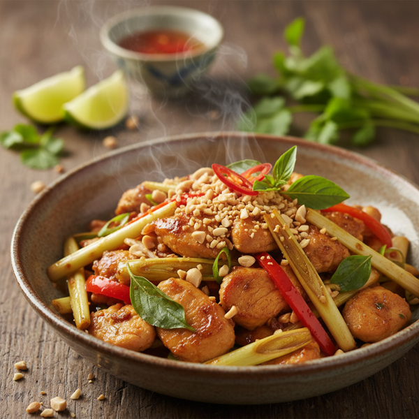 Aromatic Vietnamese Lemongrass Chicken Stir-Fry recipe