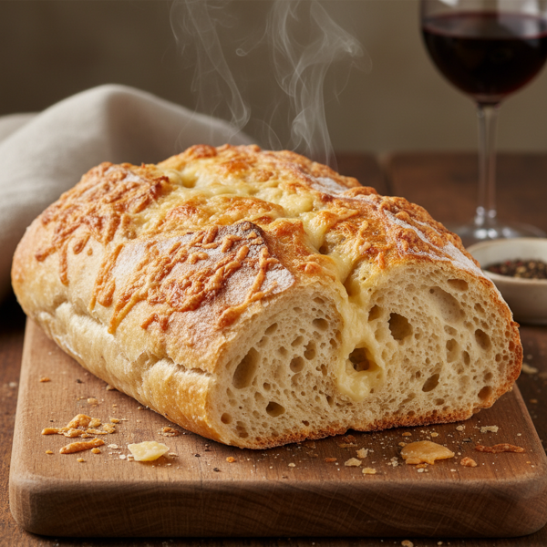 Artisan Asiago Baguette recipe