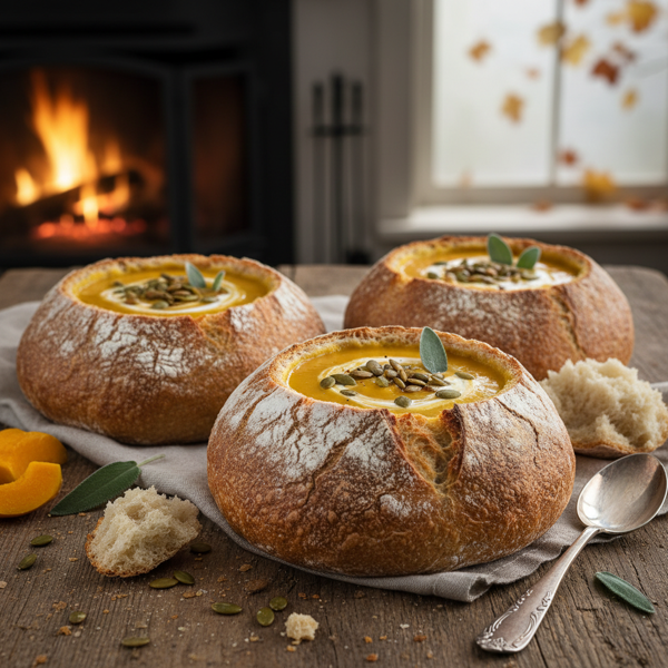 Artisan Bread Bowls recipe