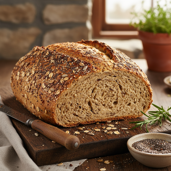 Artisan Gluten-Free Multigrain Bread recipe