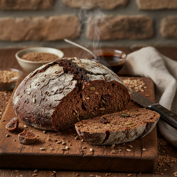 Artisan Gluten-Free Pumpernickel Loaf recipe