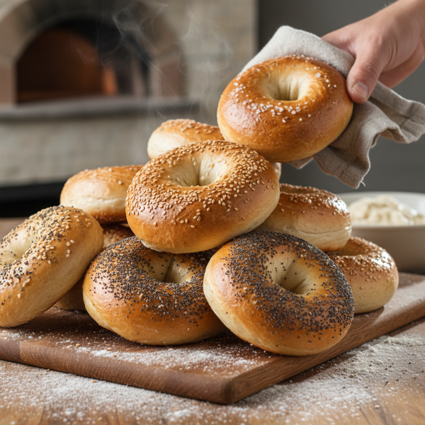 Artisan New York-Style Bagels recipe