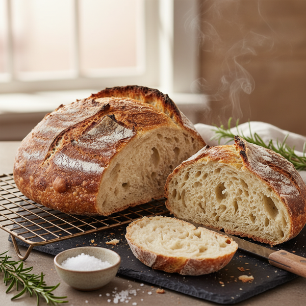 Artisan No-Knead Bread recipe
