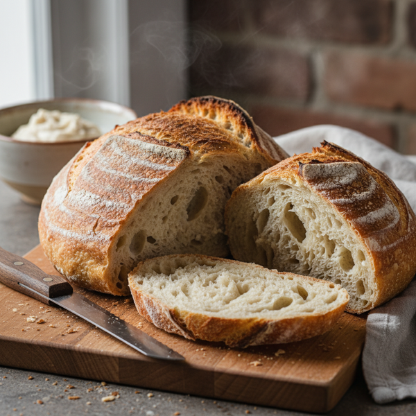 Artisan Sourdough Bread Using the 1-2-3 Method recipe