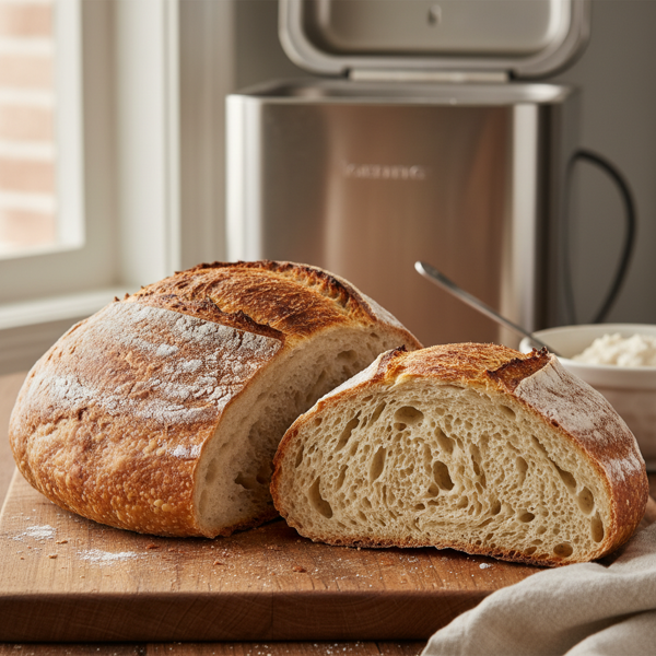 Artisan Sourdough Bread in a Bread Machine recipe