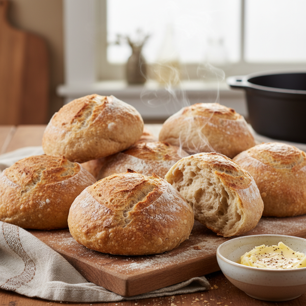 Artisan Sourdough Dinner Rolls recipe