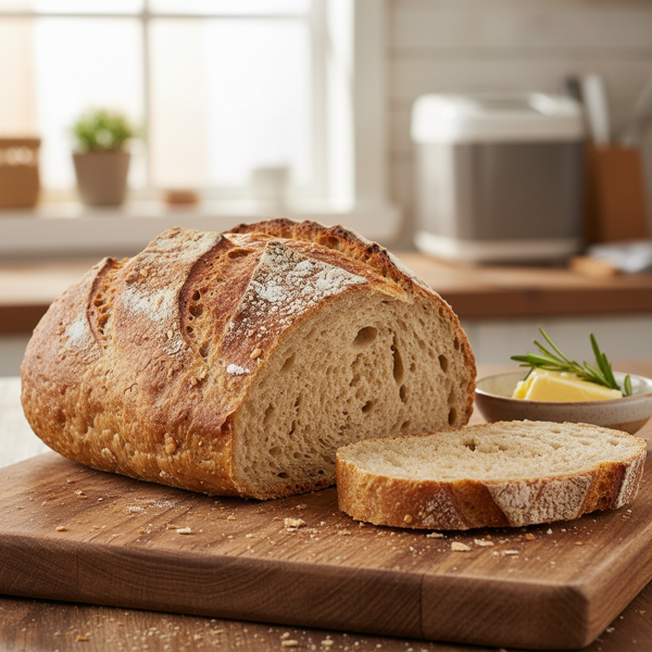 Artisan Whole Wheat French Bread (Bread Machine) recipe