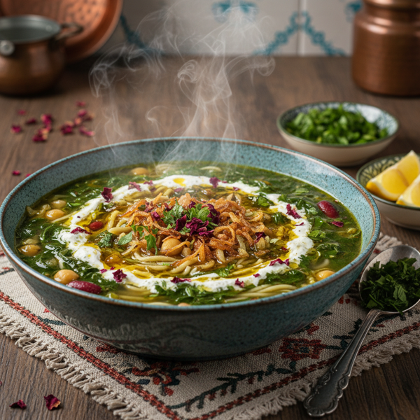Asheh Reshteh: Hearty Persian Noodle Soup recipe