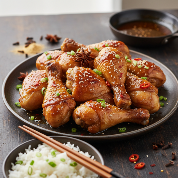 Asian-Inspired Sticky Five-Spice Chicken recipe