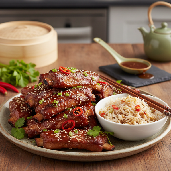 Asian-Style Slow Cooker Hoisin Ribs recipe