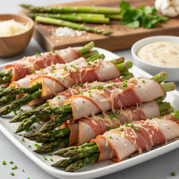 Asparagus and Deli Meat Roll-Ups recipe