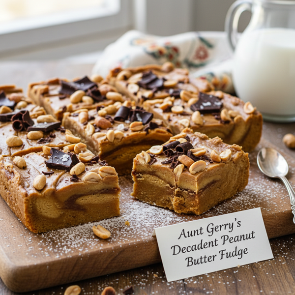 Aunt Gerry's Decadent Peanut Butter Fudge recipe