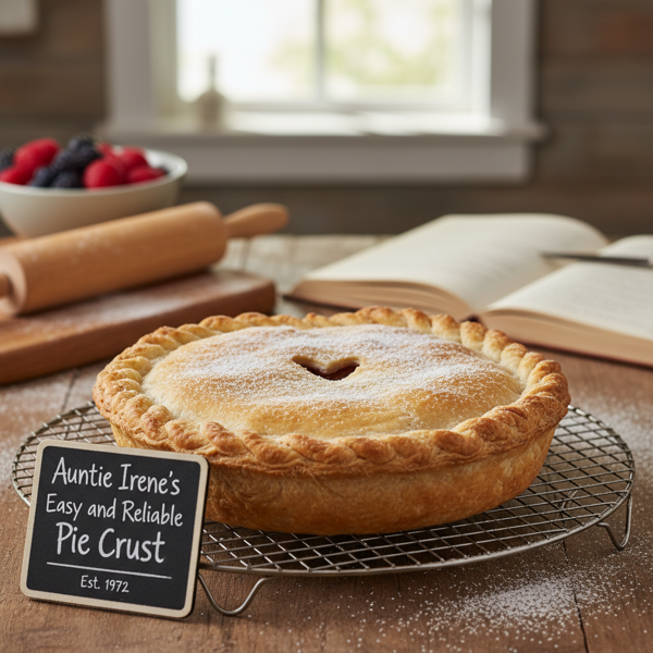 Auntie Irene's Easy and Reliable Pie Crust recipe