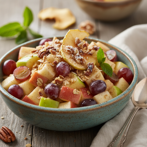 Auntie M's Crunchy Apple & Grape Delight recipe